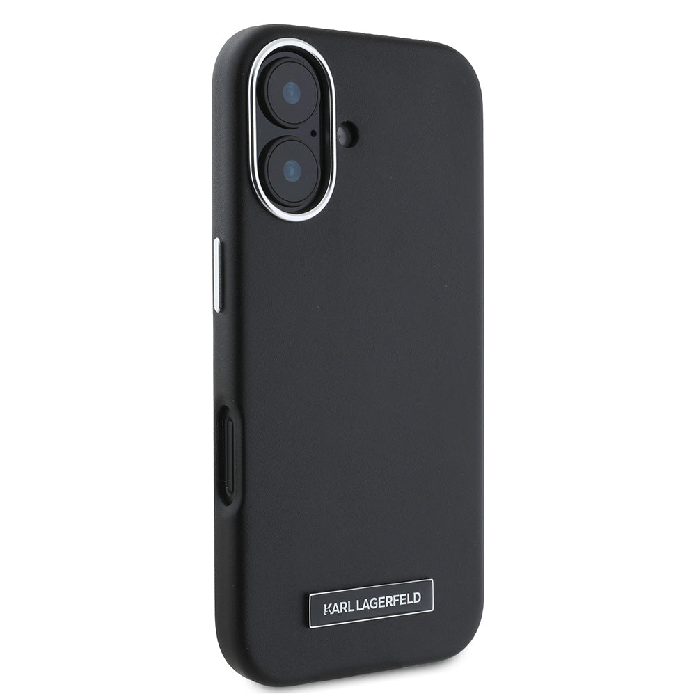 Karl Lagerfeld iPhone 16 Plus Orjinal Lisanslı Magsafe Şarj Özellikli Metal Kamera ve Buton Tasarımlı Plaka Logolu PU Deri Telefon Kılıfı-4 Karl Lagerfeld iPhone 16 Plus Orjinal Lisanslı Magsafe Şarj Özellikli Metal Kamera ve Buton Tasarımlı Plaka Logolu PU Deri Telefon Kılıfı-4